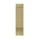 Frelan - Plain Fingerplate 305mm x 75mm - Polished Brass - JV58PB - Choice Handles
