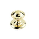 Frelan - Centre Door Knob (66mm Diameter) - Polished Brass - JV59PB - Choice Handles