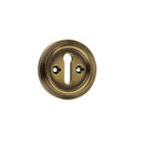 Frelan - Parisian Standard Profile Escutcheon - Antique Bronze - JV604AB - Choice Handles