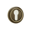 Frelan - Parisian Euro Profile Escutcheon - Antique Bronze - JV604EAB - Choice Handles