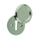 Frelan - Parisian Covered Standard Keyhole Profile Escutcheon - Polished Nickel - JV605PN - Choice Handles