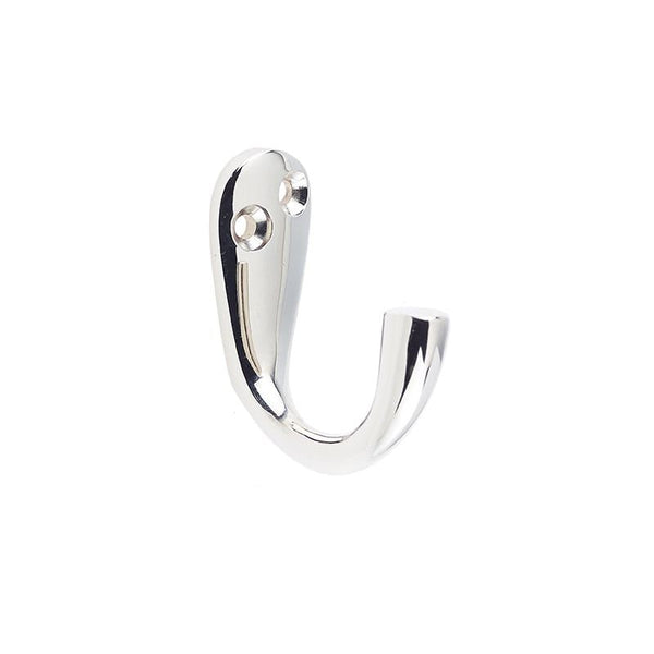 Jedo Single Robe Hooks 44mm Antique Brass - JV61PN - Choice Handles