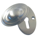Frelan - Standard Profile Covered Keyhole Escutcheon 56mm x 32mm - Antique Brass - JV76AB - Choice Handles
