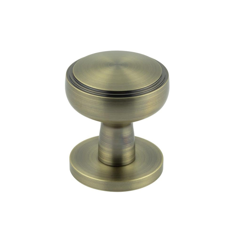 Jedo - Classic Mortice Door Knob - Antique Brass - JV801AB