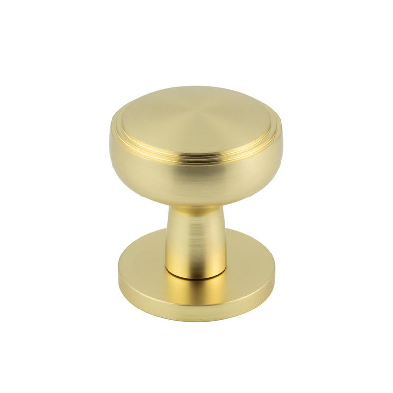 Jedo - Classic Mortice Door Knob - Satin Brass - JV801SB - Choice Handles
