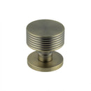 Jedo - Ribbon Mortice Door Knob - Antique Brass - JV802AB - Choice Handles