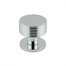 Jedo - Ribbon Mortice Door Knob - Polished Chrome - JV802PC - Choice Handles