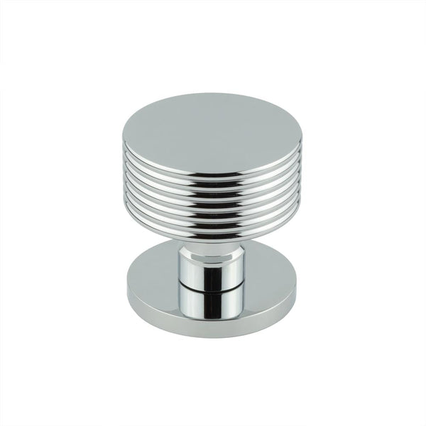 Jedo - Ribbon Mortice Door Knob - Polished Chrome - JV802PC