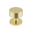Jedo - Ribbon Mortice Door Knob - Satin Brass - JV802SB - Choice Handles