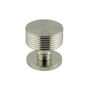Jedo - Ribbon Mortice Door Knob - Satin Nickel - JV802SN - Choice Handles