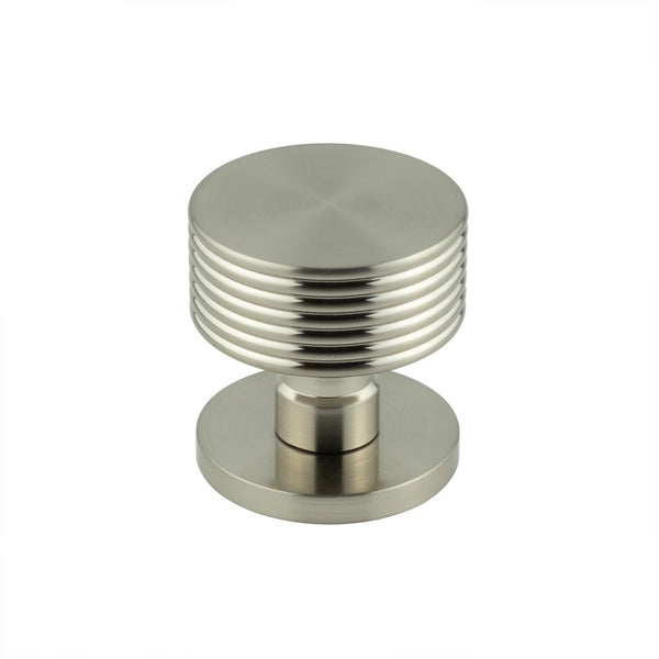 Jedo - Ribbon Mortice Door Knob - Satin Nickel - JV802SN