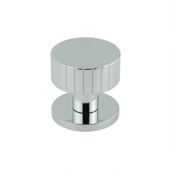 Jedo - Cog Mortice Door Knob - Polished Chrome - JV803PC