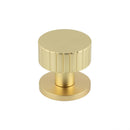 Jedo - Cog Mortice Door Knob - Satin Brass - JV803SB - Choice Handles