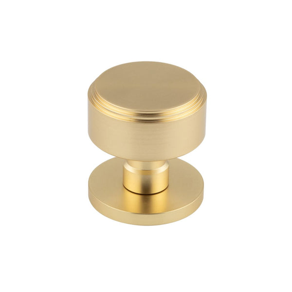 Jedo - Step Mortice Door Knob - Satin Brass - JV804SB