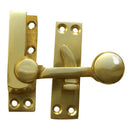 Frelan - Quadrant Sash Window Fastener - Polished Brass - JV83PB - Choice Handles