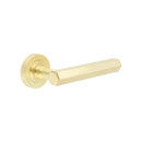 Jedo - Jedo Hex Satin Brass Door Handle - JV849SB - Choice Handles