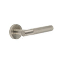 Jedo Bari Knurled Door Handles Satin Nickel - JV850SN - Choice Handles