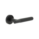 Jedo - Venice Matt Black Lever on rose - JV852MB - Choice Handles