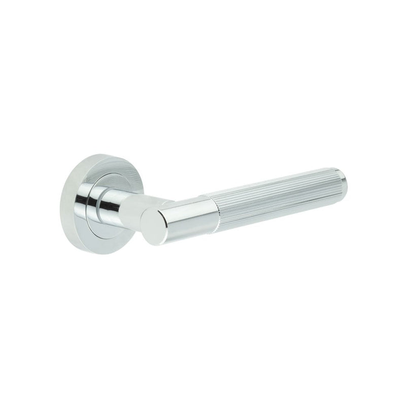 Jedo - Venice Polished Chrome Lever on rose - JV852PC - Choice Handles