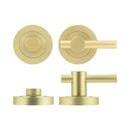 Jedo - Bari Knurled Turns & Releases - Satin Brass - JV855SB - Choice Handles