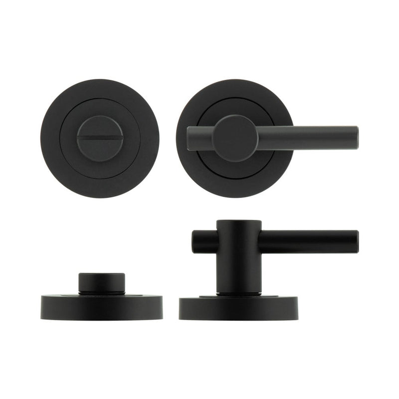 Jedo Easy Thumb Turn & Lock - Black - JV856MB