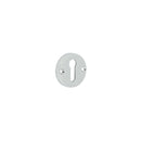 Contemporary Polished Chrome Escutcheons for Mortice Knobs - JV866PC - Choice Handles