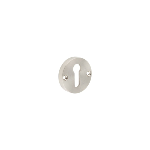 Contemporary Satin Nickel Escutcheons for Mortice Knobs - JV866SN - Choice Handles