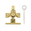 Frelan - Lockable Brighton Sash Window Fastener - Polished Brass - JV88LPB - Choice Handles