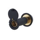 Jedo - 181 Degree Door Viewers to Fit 35-55mm Doors FD30/60 C/W Intumescent - Black - JV944BL - Choice Handles