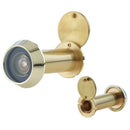 Jedo - 182 Degree Door Viewers to Fit 35-55mm Doors FD30/60 C/W Intumescent - Polished Brass - JV944PB - Choice Handles