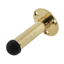 Frelan - Wall Mounted Projection Door Stops (75mm) Polished Brass - JV9551BPB - Choice Handles