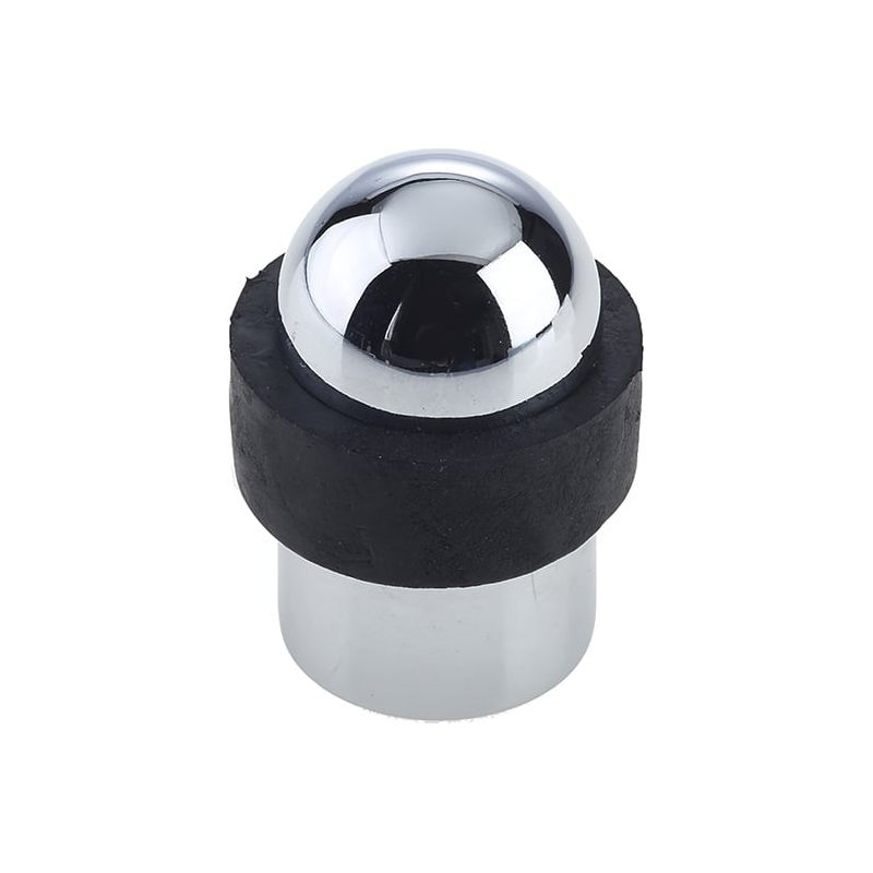 Jedo Dome Topped Floor Mounted Door Stop 48x28mm Polished Chrome - JV9560PC