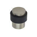 Frelan - Cylinder Floor Mounted Door Stop - Satin Nickel - JV9565SN - Choice Handles