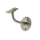 Frelan - Zinc Handrail Bracket 75mm - Satin Nickel - JV95BSN - Choice Handles