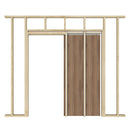 Frelan - Single Sliding Pocket Door Kit 2040mm x 860mm - Soft Close - JVPDK