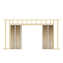 Frelan - Double Sliding Pocket Door Kit 2040mm x 860mm Per Door - Soft Close - JVPDKD