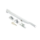 Frelan - Lockable Casement Window Stay 250mm  (10") - Polished Chrome - JW77LPC - Choice Handles