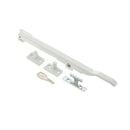 Frelan - Lockable Casement Window Stay 250mm  (10") - White - JW77LWH - Choice Handles