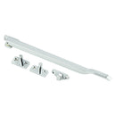 Frelan - Non-Lockable Casement Window Stay 250mm (10") - Polished Chrome - JW77PC - Choice Handles