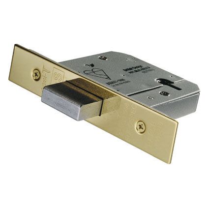 Eurospec - Easi T 5 Lever BS Deadlock 64mm - PVD - LDB5525PVD - Choice Handles