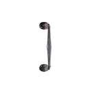 Carlisle Brass - Offset Pull Handle On Rose - Black Antique - LF5266 - Choice Handles
