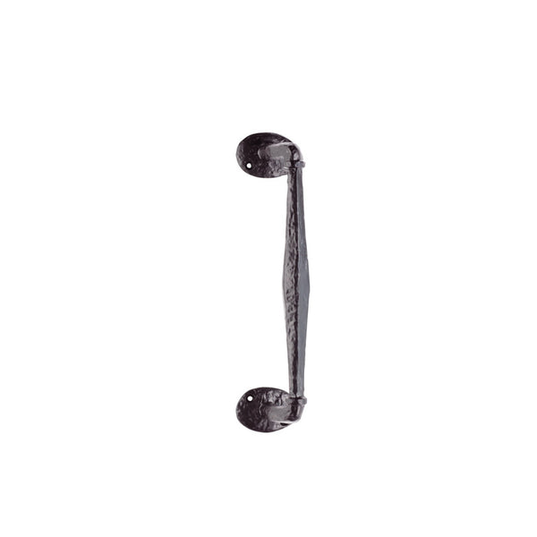 Carlisle Brass - Offset Pull Handle On Rose - Black Antique - LF5266 - Choice Handles