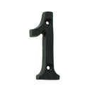 Carlisle Brass - Numeral Face Fix (No 1), 76mm - Black Antique - LF55491 - Choice Handles