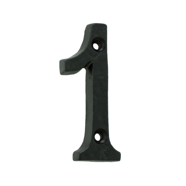 Carlisle Brass - Numeral Face Fix (No 1), 76mm - Black Antique - LF55491