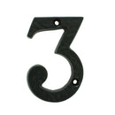 Carlisle Brass - Numeral Face Fix (No 3) 76mm - Black Antique - LF55493 - Choice Handles