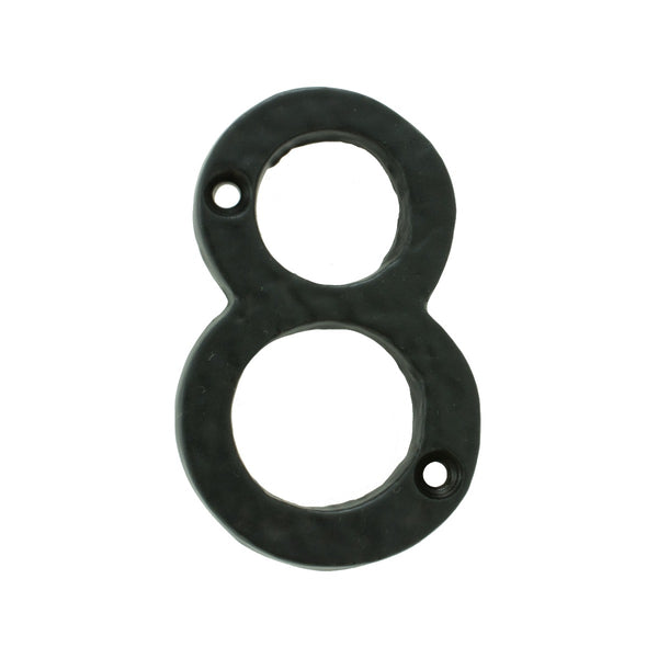 Carlisle Brass - Numeral Face Fix (No 8), 76mm - Black Antique - LF55498