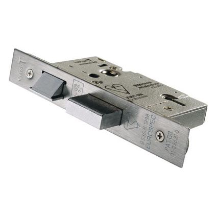 Eurospec - Easi T 5 Lever BS Sashlock 76mm - Satin Stainless Steel - LSB5530SSS - Choice Handles