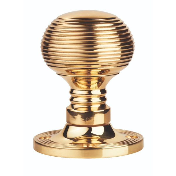 Carlisle Brass - Queen Anne Mortice Knob - Polished Brass - M1001 - Choice Handles
