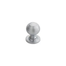 Carlisle Brass - Queen Anne Knob 28mm - Satin Chrome - M1004SC - Choice Handles
