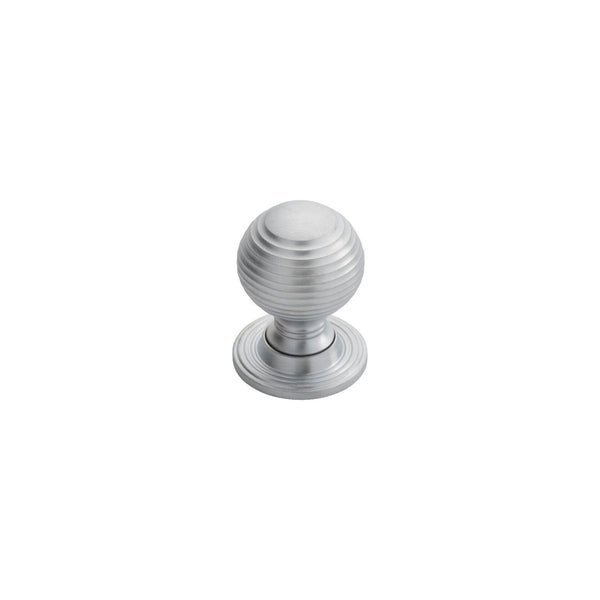 Carlisle Brass - Queen Anne Knob 28mm - Satin Chrome - M1004SC - Choice Handles